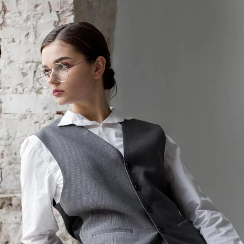 Women's Dark Grey Suit - Sleek and Sophisticated