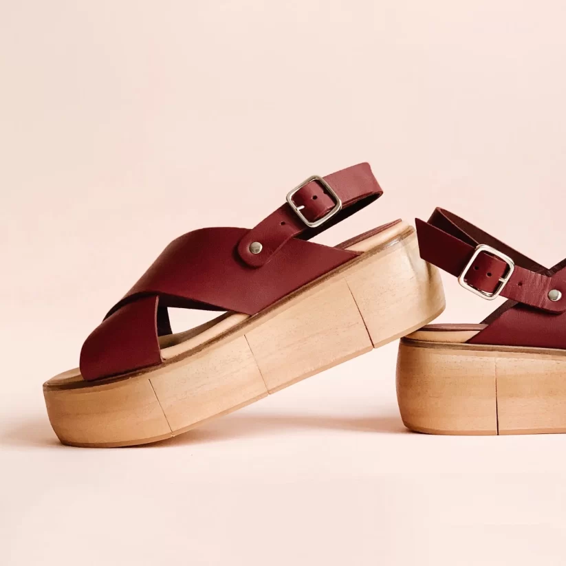 Elegance in Every Step - Women's High Heel Leather Shoes