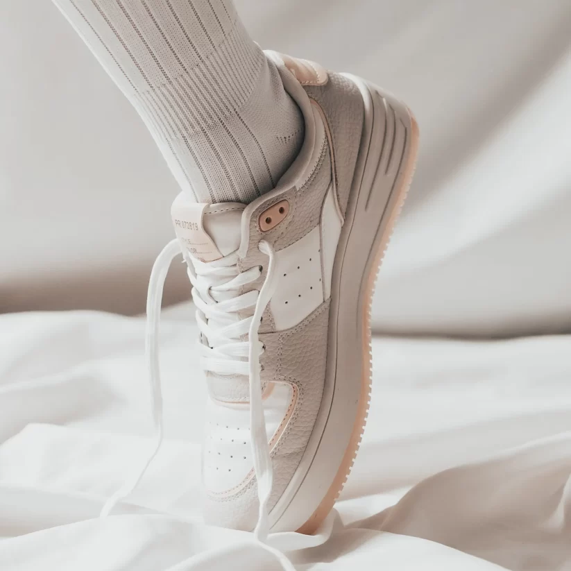 Crisp White Classic - Unisex White Sneaker Shoes